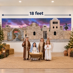 Bethlehem 18 FOOT Backdrop Banner